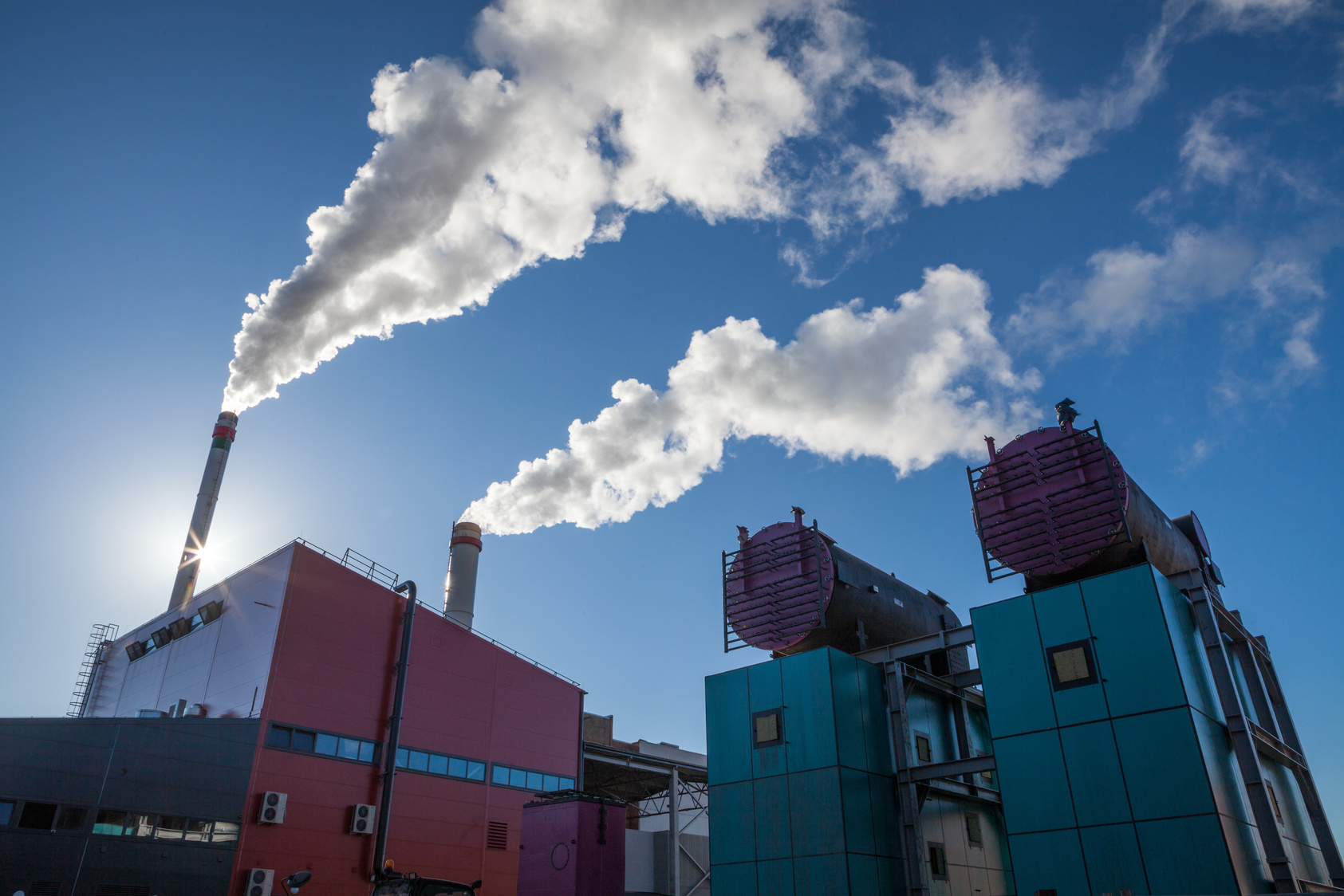 Industrial plant powered by Green Power